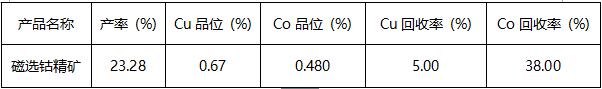 高梯度磁选机选矿分选铜钴工艺指标.jpg